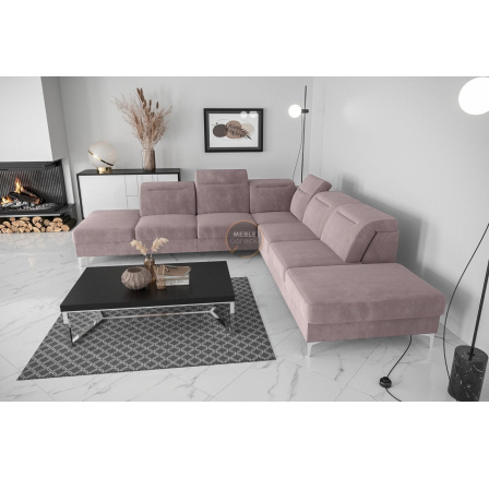 Rohová sedací souprava OSLO MAX 295x295 - pravá, odstíny fialové Rohová sedací souprava OSLO MAX 295x295 - pravá, odstíny fialové