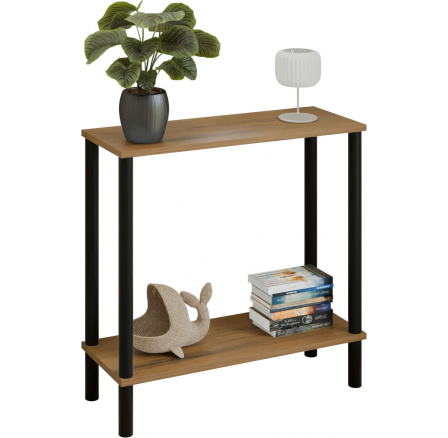 Konzole Claro 80x30 cm - různé barvy na výběr - Dub Lancelot, Černý Mat