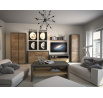 Postel MONTANA 180 L2, Dub Lefkas+ Smooth Grey