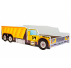 Postel s matrací CONSTRUCTION CAR 160x80