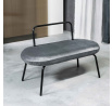 Lavice INA GREY 95x45x61 cm ALL 828275
