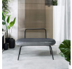 Lavice INA GREY 95x45x61 cm ALL 828275