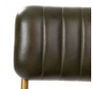 LUMBAR židle z buvolí kůže zelené čalounění 46x52x78 cm 863412