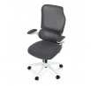 Kancelářská židle, houpací mechanismus, šedá síťovina, KA-C807 GREY