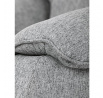 Relaxační křeslo, šedá, látka, TV-4088 SIL2