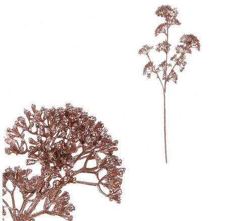 Umělá větev - drobné květy, barva růžová Umělá větev - drobné květy, barva růžová