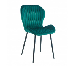 Židle velvet zelená K1-FX
