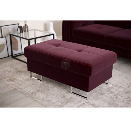 Taburet s úložným prostorem 100x55 cm GALAXY - Odstíny vínové Taburet s úložným prostorem 100x55 cm GALAXY - Odstíny vínové