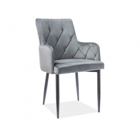 Jídelní židle RICARDO, šedý Velvet 14