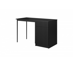 NICOLE PSACÍ STŮL 120 1D1SZ - černý mat / černý rám