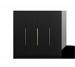 Palladio 200 Skříň Otevírací Černá+Černá