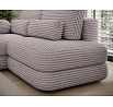 Ripeli Corner Sofa Bed with Storage, Light Grey Velvet, Left-Hand Facing Modullo 03 180x128 Left 1