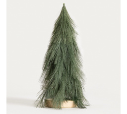 Dekorace CANNE umělý vánoční stromeček zelený 31 cm 757563