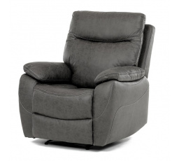 Polohovací křeslo, šedá, látka vintage, TV-4092 GREY3