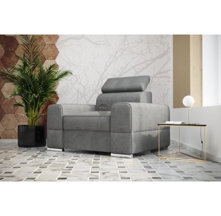 Křeslo ROYAL 114 cm - šedá Křeslo ROYAL 114 cm - šedá