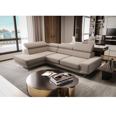 Rohová sedací souprava MILANO I - béžová, levá Rohová sedací souprava MILANO I - béžová, levá