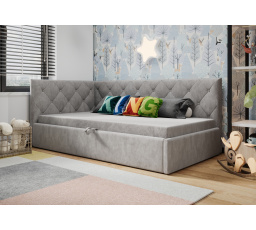 Postel ELZA - šedá - T88, Levá strana