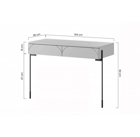 SONATIA KONZOLA 100 2SZ - olivka