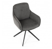 Jídelní židle, šedá, látka, DCH-P3174 GREY2