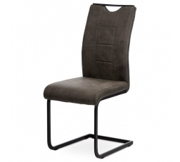 Jídelní židle, šedá, látka vintage, DCL-412 GREY3
