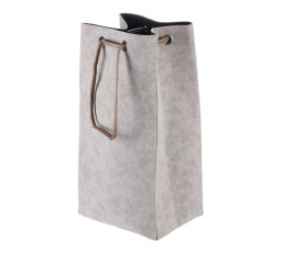 Koš látkový - skládací, stahovací, cappuccino