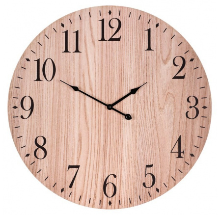 Hodiny nástěnné MDF, 58cm