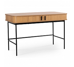 Psací stůl TRISH 120 cm Rýhovaný Dub