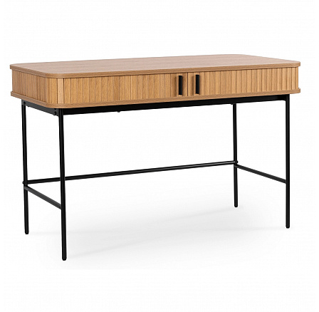 Psací stůl TRISH 120 cm Rýhovaný Dub