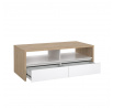 Konferenční stolek Nerea 319, jackson hickory/bílý lesk
