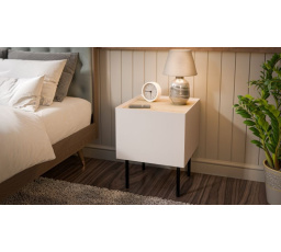 FELLINI noční stolky kašmír/kašmír (2 ks).= 1 str. )