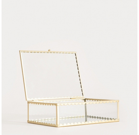 Šperkovnice GRAZIA zlatá 18x13x5.5 cm 752544