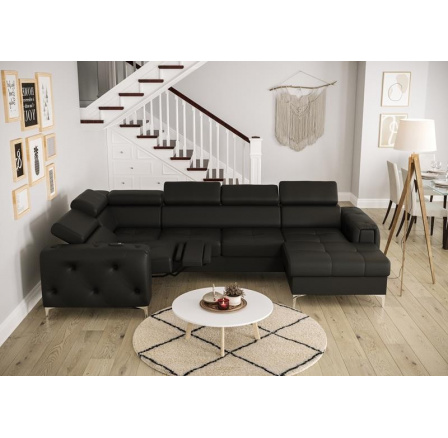 Rohová sedací souprava ORION MAX III , relax s funkcí spaní 165x320x190 přírodní kůže - přírodní kůže - volitelná barva, levá Rohová sedací souprava ORION MAX III , relax s funkcí spaní 165x320x190 přírodní kůže - přírodní kůže - volitelná barva, levá