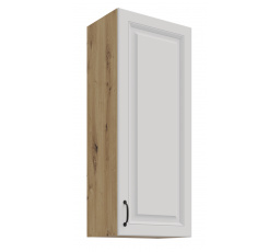 Horní skřínka STELLO - 45 G-108 1F, Dub Artisan/Bílý mat