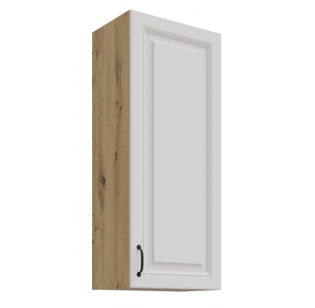 Horní skřínka STELLO - 45 G-108 1F, Dub Artisan/Bílý mat