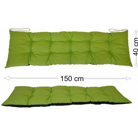 Podsedák 150x40 světle zelený melír
