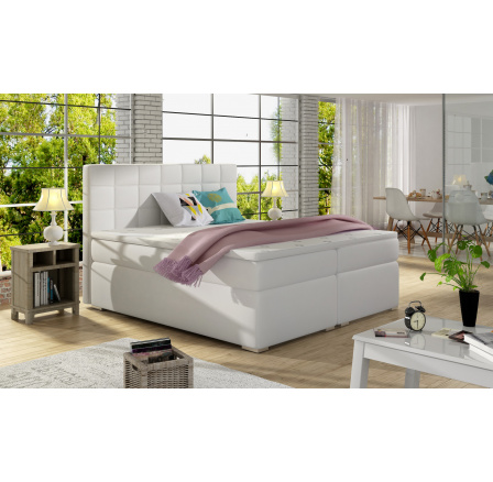 Čalouněná postel - boxspring ALICE, Soft 17, 140x200 cm