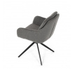 Jídelní židle, šedá, látka, DCH-P3174 GREY2