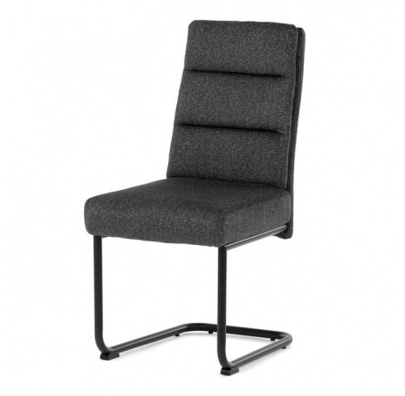 Jídelní židle, šedá, látka, DCL-P3107 GREY2