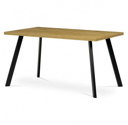 Jídelní stůl 140x85cm, melamin HT-740 OAK