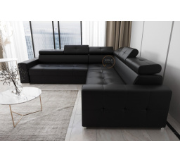 Rohová sedací souprava s funkcí spaní MARGO MAX 270x270 - Pravá strana, volitelný odstín 