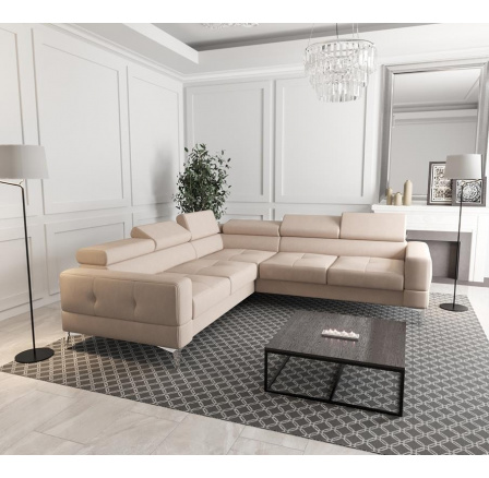 Rohová sedací souprava TOSCANIA MAX 250×250 - levá, béžová Rohová sedací souprava TOSCANIA MAX 250×250 - levá, béžová