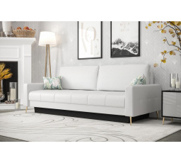 Sofa kožená PIANO DL - bílá kůže