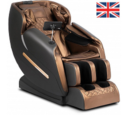 Masážní křeslo VX MAX Hnědá Ekokůže Anglické Menu