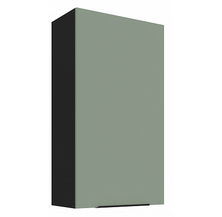 Horní skříňka ARIA - 60 G-108 1F, Černá/Aquamarine