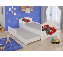 Dvojlůžko s matracemi PEPE II FORMULA 160x80 Bílá