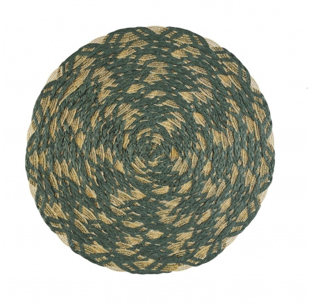Podložka pod talíř Jute zelená 38 cm
