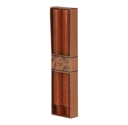 Svíčka kónická - parafín, barva medová, cena za krabičku (2 ks) Svíčka kónická - parafín, barva medová, cena za krabičku (2 ks)