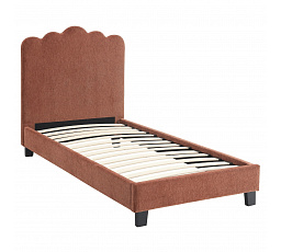 Postel 90x200 CRATER Rezavá Tkanina