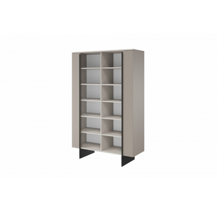 LARENA VITRÍNA 120 2D - kašmír / černé nohy