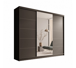 Posuvná skříň Etna 250 Černá+Černá